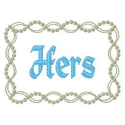 beginner-friendly her machine embroidery pattern - Twisted Frame Hers for reusable tote bags