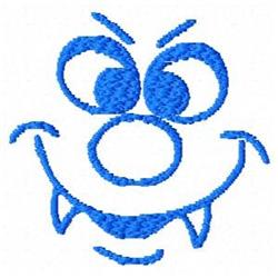 face quick stitch machine embroidery - Vampire Face for decorative pillow covers