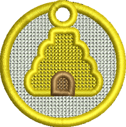 hive beginner-friendly machine embroidery - FSL Bee Hive for Kids Activities