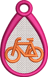 bicycle quick stitch machine embroidery - FSL Bicycle perfect for Outdoor Gear