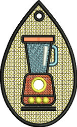 beginner-friendly blender machine embroidery pattern - FSL Blender for kitchen aprons