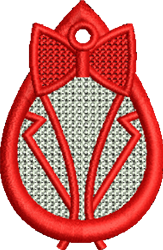 FSL Bow Tie - 4x4 tie beginner-friendly machine embroidery design for Party Favors