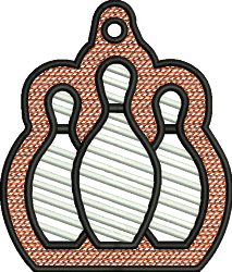 FSL Bowling - 4x4 bowling beginner-friendly embroidery design for Sports Team Events