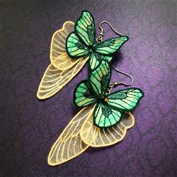 FSL Butterfly - 4x4 butterfly detailed machine embroidery design for Jewelry Making