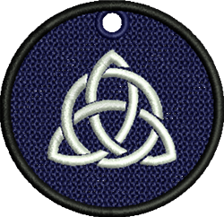 FSL Celtic Knot - 4x4 knot quick stitch embroidery design for patchwork quilt blocks