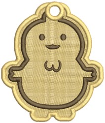 FSL Chick - 4x4 bird beginner-friendly machine embroidery design for Keychains