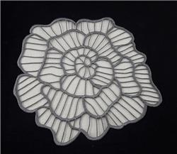 FSL Cutwork Big Rose Richelieu