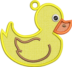 FSL Duck - 4x4 bird beginner-friendly machine embroidery design for Baby Blankets