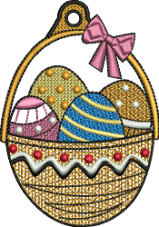 basket beginner-friendly machine embroidery - FSL Egg Basket for Themed Decorations