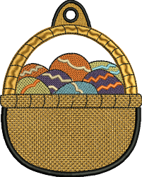 basket beginner-friendly machine embroidery - FSL Egg Basket for Party Supplies