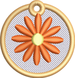daisy beginner-friendly machine embroidery - FSL Flower for Flower-Themed Accessories