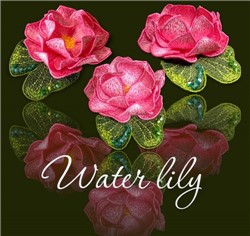 detailed flower machine embroidery pattern - FSL Flower perfect for Everyday Wear