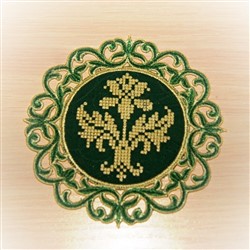 flower detailed machine embroidery - FSL Flower perfect for Gift Presentations