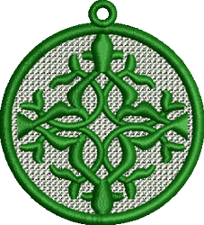 FSL Hanger - 4x4 hanger beginner-friendly machine embroidery design for Garden Decor