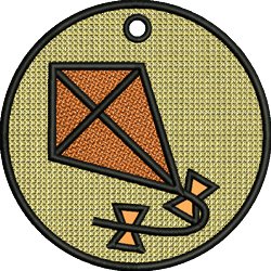 beginner-friendly kite machine digital embroidery pattern - FSL Kite perfect for Bags
