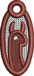 FSL Llama - 4x4 llama quick stitch machine embroidery design perfect for Necklaces