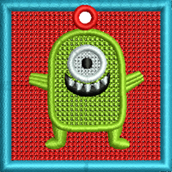 monster beginner-friendly machine embroidery - FSL Monster for Craft Projects