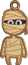 monster beginner-friendly machine embroidery - FSL Mummy perfect for Party Favors