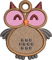 owl beginner-friendly machine embroidery - FSL Owl perfect for decorative pillow covers