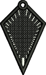 quick stitch pendant machine embroidery pattern - FSL Pendant for Decorative Pillows