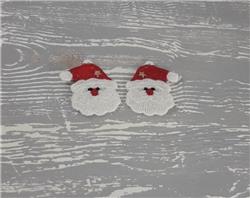 FSL Santa Earrings
