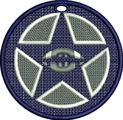 star beginner-friendly machine digital embroidery - FSL Star perfect for Table Decor