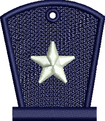 quick stitch star machine embroidery pattern - FSL Star Hanger for Awards Ceremony Items
