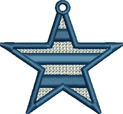 star quick stitch machine embroidery - FSL Stripe Star perfect for Gift Wrapping