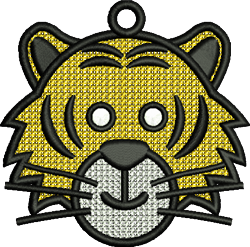 tiger beginner-friendly machine digital embroidery - FSL Tiger perfect for Patches