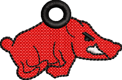quick stitch warthog machine embroidery pattern - FSL Warthog for Hunting Accessories