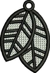 Leaf FSL - 4x4 leaf beginner-friendly machine embroidery design perfect for Quilts