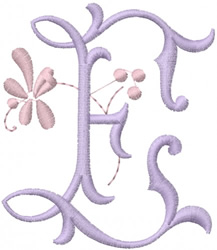 Monogram Alphabet Embroidery Design | EmbroideryDesigns.com