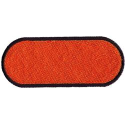 Filled Rounded Rectangle - 5x7 rectangle beginner-friendly embroidery design for decorative pillow covers