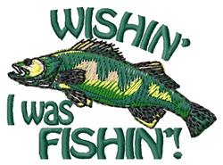 Wishin I Was Fishin fishing fisher funny Design Bundles