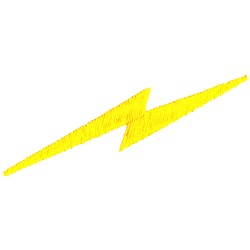 Lightning Bolt Embroidery Design | EmbroideryDesigns.com