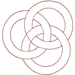 ragwork redwork machine embroidery - Trinity Ragwork perfect for Themed Events