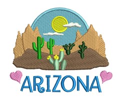 ARIZONA Embroidery Design | EmbroideryDesigns.com