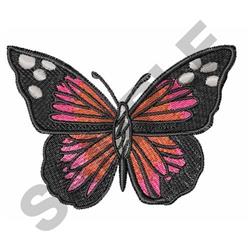 Monarch Butterfly, Embroidered, Iron on Patch (Lilac Purple)