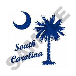 Palmetto Moon-Applique Flag