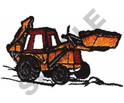 loader beginner-friendly machine embroidery - BACKHOE LOADER perfect for Safety Vests