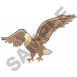 BALD EAGLE - 5x7 bird detailed machine embroidery design perfect for reusable tote bags