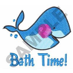 beginner-friendly time machine embroidery pattern - BATH TIME for decorative pillow covers