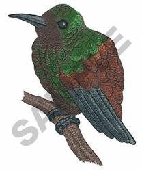detailed bird machine embroidery pattern - BEE EATER perfect for patchwork quilt blocks