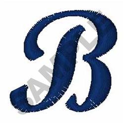 Bold Script Font B - 4x4 font quick stitch embroidery design for cute baby onesies