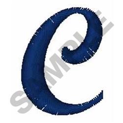 quick stitch font machine embroidery pattern - Bold Script Font C for decorative pillow covers