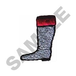 quick stitch boot machine embroidery pattern - BOOT perfect for reusable tote bags