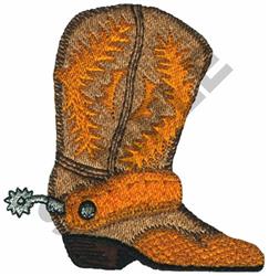 detailed boot machine digital embroidery pattern - BOOT perfect for kitchen tea towels