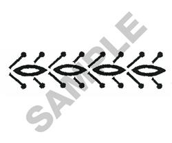 BORDER - 4x4 border quick stitch machine embroidery design for festive table runners