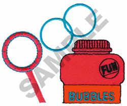 bubble beginner-friendly machine embroidery - BUBBLES perfect for Kids Aprons