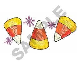 CANDY CORN - 4x4 pumpkin beginner-friendly embroidery design for reusable tote bags